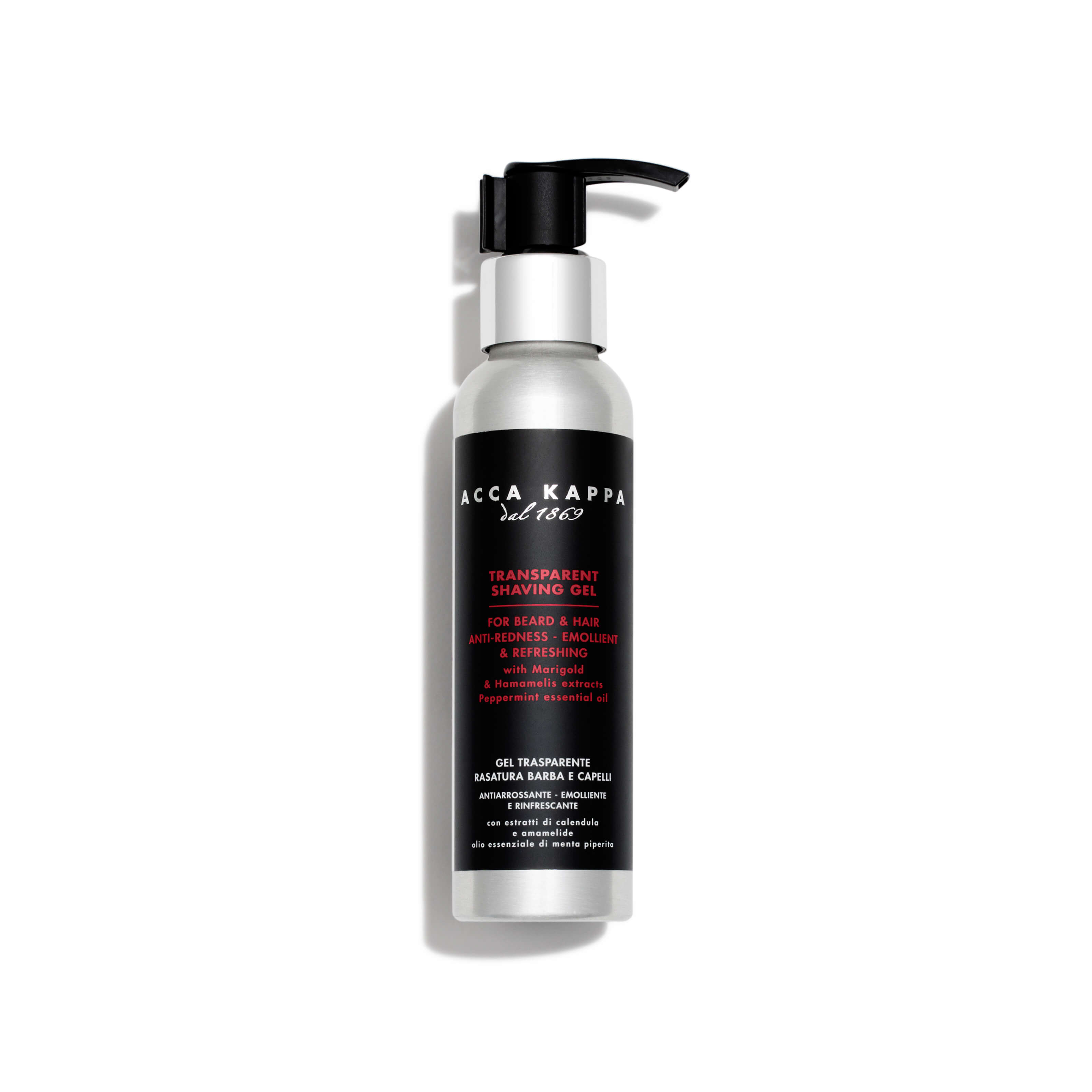 TRANSPARENT SHAVING GEL